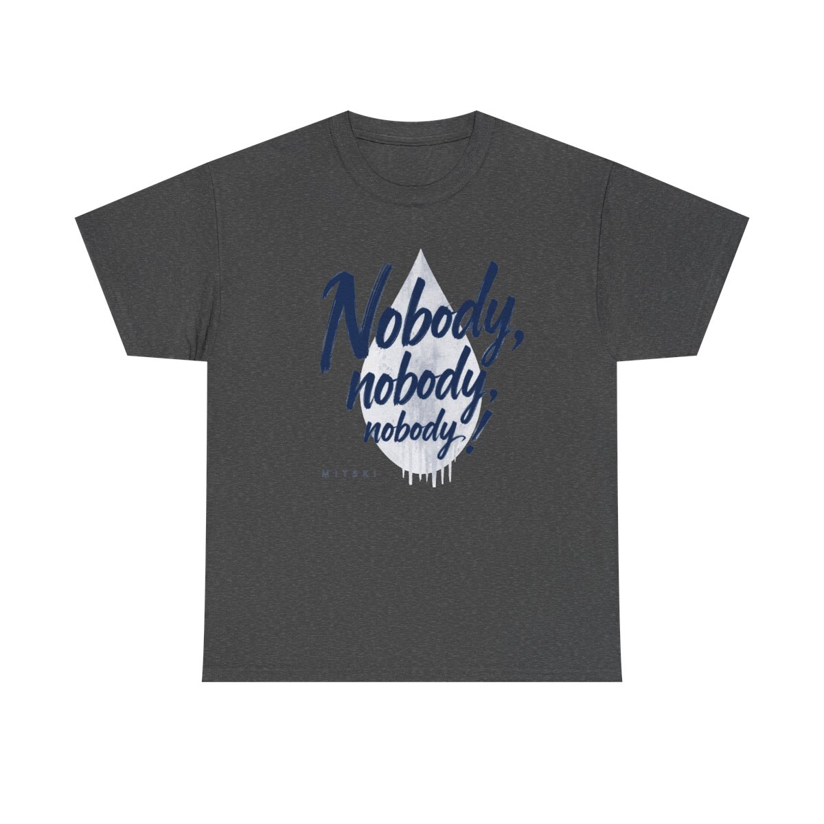 Mitski "Nobody, nobody, nobody!" Unisex Tee - alternate angle 3, merchandise