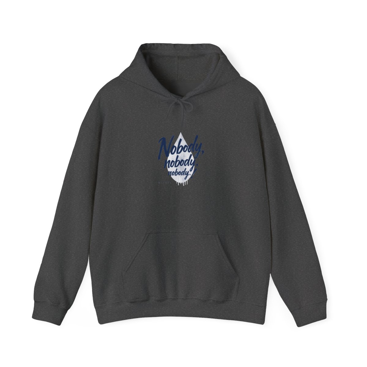 Mitski "Nobody, nobody, nobody!" Hoodie - alternate angle 2, merchandise