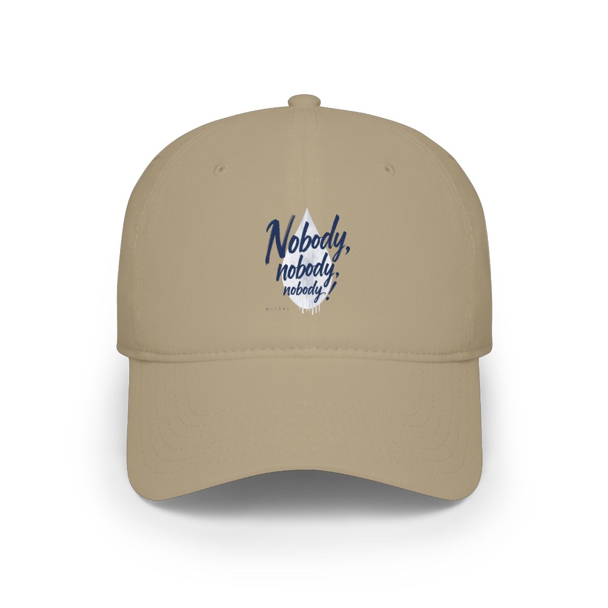 Mitski "Nobody, nobody, nobody!" Hat - alternate angle 3, merchandise