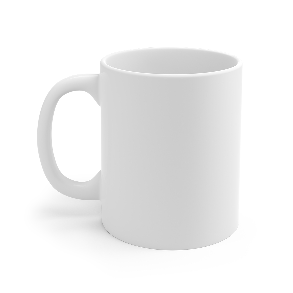 Mitski "Nobody, nobody, nobody!" White Mug - alternate angle 2, merchandise