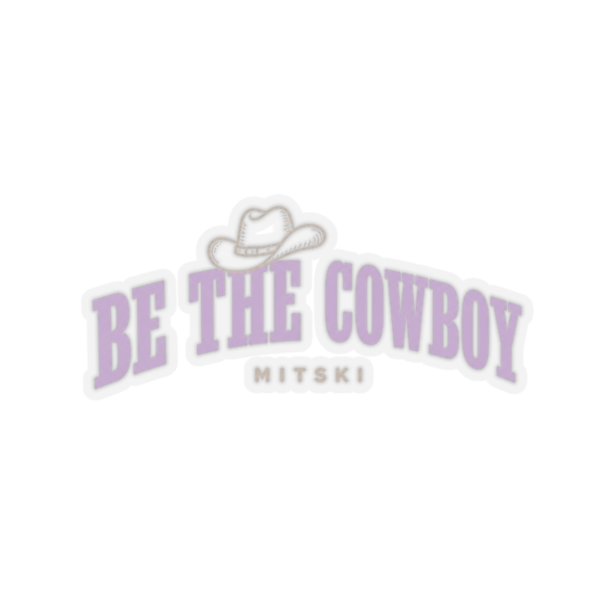 Mitski "Be The Cowboy" Sticker - Official stickers merchandise