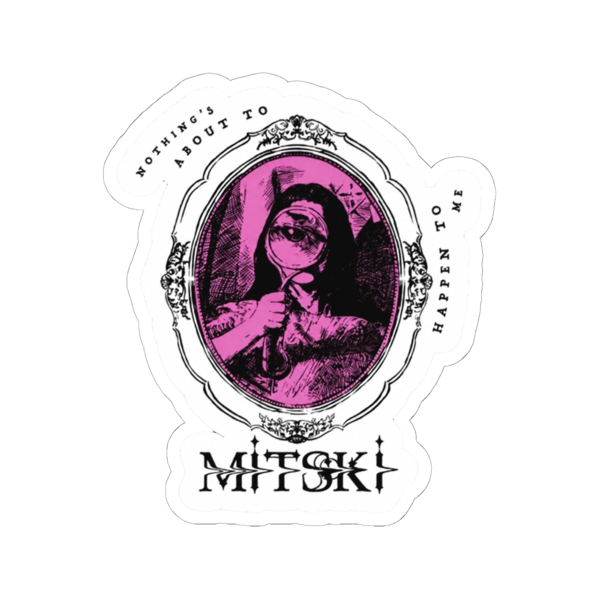 Nothing's About - mitski Sticker - alternate angle 1, merchandise