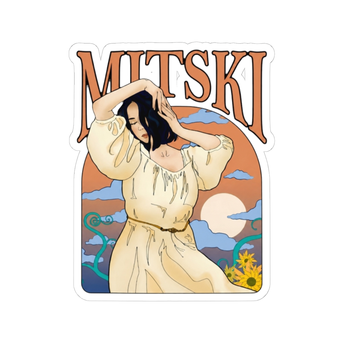 Mitski - Vector Art Sticker