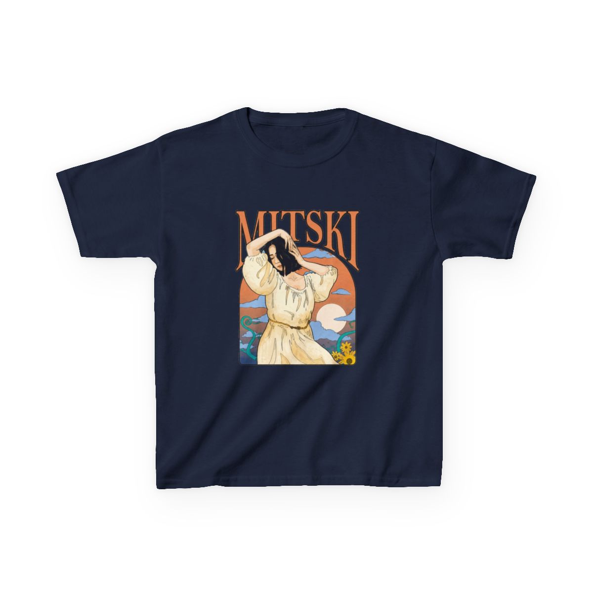 Mitski - Vector Art Kids T-Shirt - alternate angle 5, merchandise