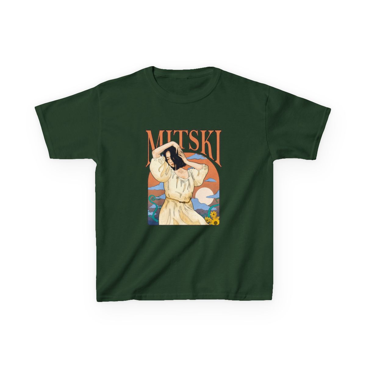 Mitski - Vector Art Kids T-Shirt - alternate angle 2, merchandise