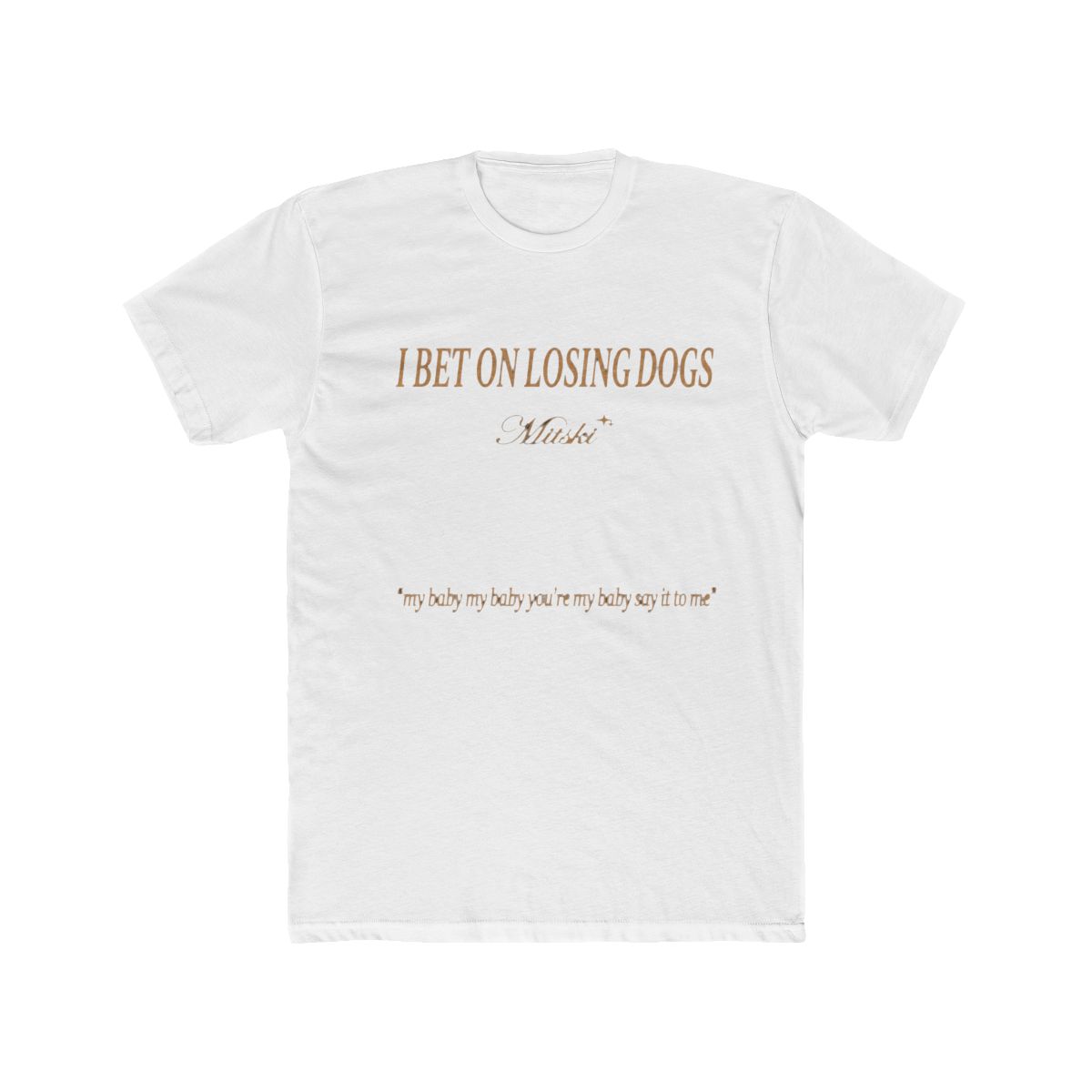 Mitski I Bet On Losing Dogs T-Shirt - Official t-shirts merchandise
